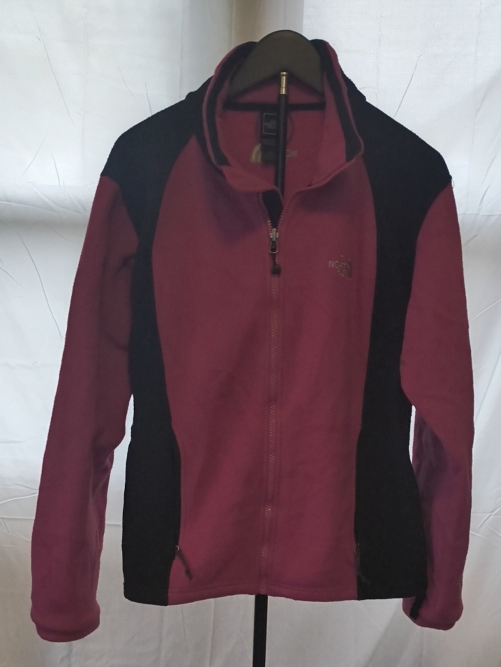 The North Face Pink and Black Lightweight Fleece Jacket